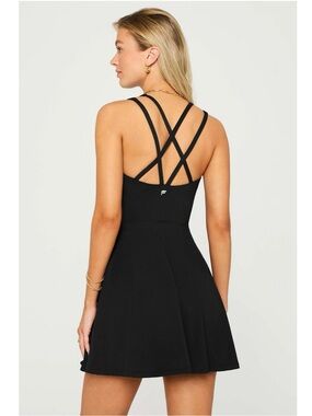 FABLETICS Boost Performance Dress Ultra Mini in Black Size S